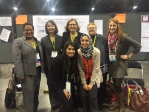 At the 2015 ASHA convention poster session