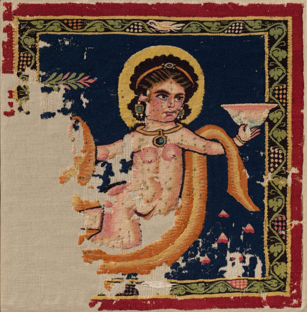 Nereid, Tapestry Fragment, Egypt, ca. Late 4th-5th century. Cleveland Museum of Art.