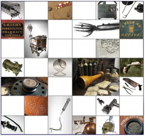 Montage of various artifacts