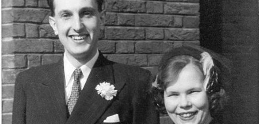 Michael and Barbara Luton on their wedding day in 1952.